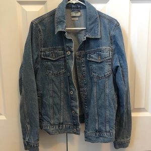 Top man fitted denim jacket